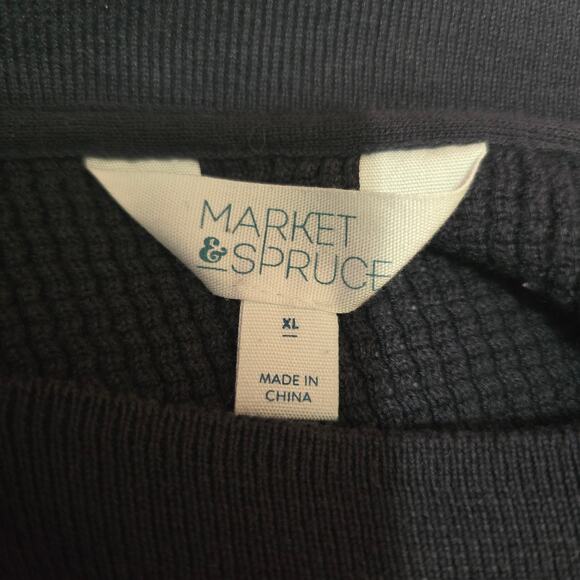 Market & Spruce Waffle Knit Oversized Sweater - Size XL - Picture 5 of 8
